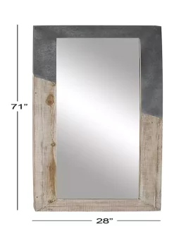 Best deal 👍 Farmhouse Wood Wall Mirror by Monroe Lane 🔥 -Monroe Lane Sales Belk 6141