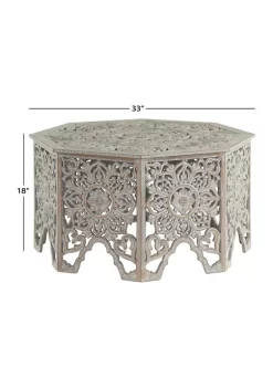 Cheapest 😀 Eclectic Wood Coffee Table by Monroe Lane 👏 -Monroe Lane Sales Belk 6148