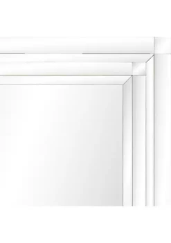 Buy 🛒 Glam Glass Wall Mirror by Monroe Lane 🔥 -Monroe Lane Sales Belk 6160