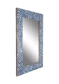 Buy ⭐ Contemporary Wood Wall Mirror by Monroe Lane 👍 -Monroe Lane Sales Belk 6168