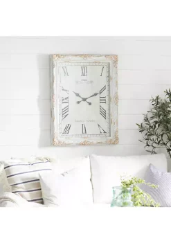 Cheapest ✔️ Vintage Wood Wall Clock by Monroe Lane 🧨 -Monroe Lane Sales Belk 6175