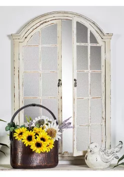 Outlet ๐ Vintage Wood Wall Mirror by Monroe Lane ๐คฉ