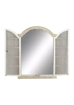 Outlet 👍 Vintage Wood Wall Mirror by Monroe Lane 🤩 -Monroe Lane Sales Belk 6191