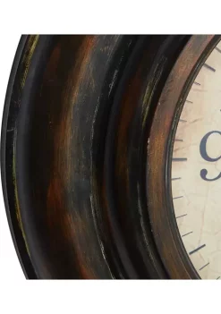 Deals 🥰 Glam Glass Wall Clock by Monroe Lane 🛒 -Monroe Lane Sales Belk 620