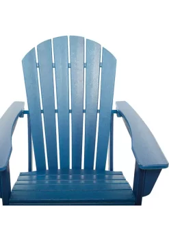 Promo 🥰 Traditional Resin Adirondack Chair by Monroe Lane ❤️ -Monroe Lane Sales Belk 6246