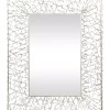Best reviews of ✔️ Industrial Metal Wall Mirror by Monroe Lane 🧨