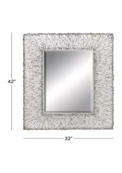 Best reviews of ✔️ Industrial Metal Wall Mirror by Monroe Lane 🧨 -Monroe Lane Sales Belk 6273