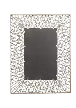 Best reviews of ✔️ Industrial Metal Wall Mirror by Monroe Lane 🧨 -Monroe Lane Sales Belk 6275