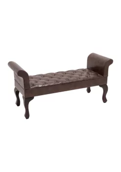 Wholesale 😍 Traditional Wood Bench by Monroe Lane ✔️ -Monroe Lane Sales Belk 6306