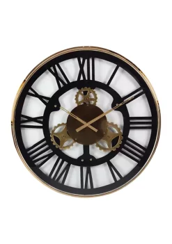 Flash Sale โ Industrial Stainless Steel Wall Clock by Monroe Lane ๐