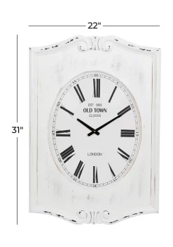 Coupon 🎁 Farmhouse Wood Wall Clock by Monroe Lane 🎁 -Monroe Lane Sales Belk 6371