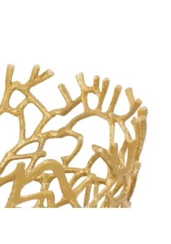 Deals ⭐ Coastal Aluminum Decorative Bowl - Set of 2 by Monroe Lane 🛒 -Monroe Lane Sales Belk 6382