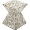Best Pirce 💯 Contemporary 👩 Mother of Pearl Accent Table by Monroe Lane ✔️