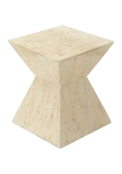 Best Pirce 💯 Contemporary 👩 Mother of Pearl Accent Table by Monroe Lane ✔️ -Monroe Lane Sales Belk 6392