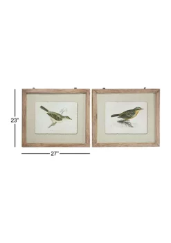 Buy 🌟 Farmhouse Wood Framed Wall Art - Set of 2 by Monroe Lane 👍 -Monroe Lane Sales Belk 6403