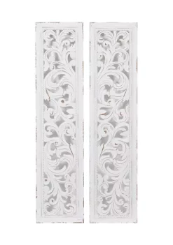 Wholesale ⭐ Traditional Wood Wall Decor - Set of 2 by Monroe Lane 😍