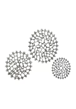 Buy 😀 Modern Metal Wall Decor - Set of 3 by Monroe Lane 😉 -Monroe Lane Sales Belk 6476