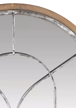 Flash Sale 🤩 Farmhouse Metal Wall Mirror by Monroe Lane 🎉 -Monroe Lane Sales Belk 6509