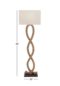 Best reviews of ⌛ Rustic Jute Floor Lamp by Monroe Lane 😉 -Monroe Lane Sales Belk 6518