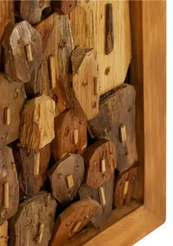 Best Pirce ✨ Rustic Teak Wood Wall Decor by Monroe Lane ❤️ -Monroe Lane Sales Belk 6586