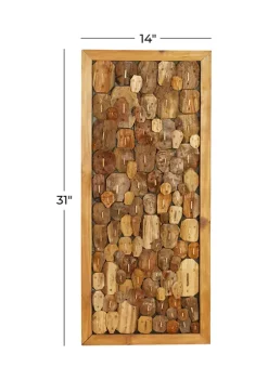 Best Pirce ✨ Rustic Teak Wood Wall Decor by Monroe Lane ❤️ -Monroe Lane Sales Belk 6587