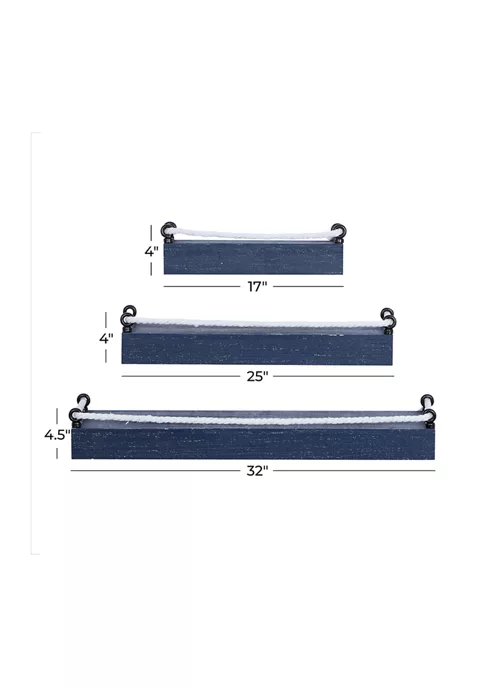 Best Sale ⭐ Contemporary Wood Wall Shelf - Set of 3 by Monroe Lane ✔️ 4 Best Sale ⭐ Contemporary Wood Wall Shelf - Set of 3 by Monroe Lane ✔️ - Image 4