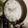 Best Sale 🌟 Vintage Metal Wall Clock by Monroe Lane 🤩