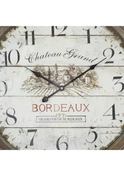 Best Sale 🌟 Vintage Metal Wall Clock by Monroe Lane 🤩 -Monroe Lane Sales Belk 6598