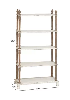 Best reviews of ⌛ Farmhouse Wood Shelving Unit by Monroe Lane 🎉 -Monroe Lane Sales Belk 6605
