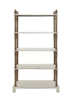 Best reviews of ⌛ Farmhouse Wood Shelving Unit by Monroe Lane 🎉 -Monroe Lane Sales Belk 6606