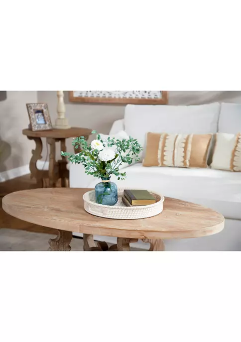 Best Pirce ✨ Bohemian Rattan Tray - Set of 2 by Monroe Lane ⌛ 2 Best Pirce ✨ Bohemian Rattan Tray - Set of 2 by Monroe Lane ⌛ - Image 2