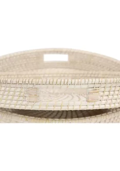 Best Pirce ✨ Bohemian Rattan Tray - Set of 2 by Monroe Lane ⌛ 9 Best Pirce ✨ Bohemian Rattan Tray - Set of 2 by Monroe Lane ⌛ -Monroe Lane Sales Belk 6610