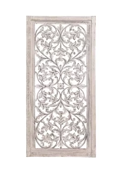 Budget 🎁 Traditional Mango Wood Wall Decor by Monroe Lane 🎁 -Monroe Lane Sales Belk 6621