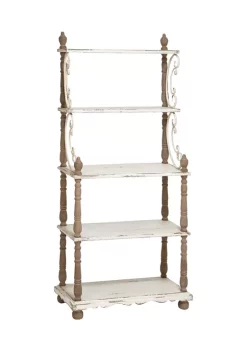 Hot Sale ✔️ Farmhouse Wood Shelving Unit by Monroe Lane 😉 -Monroe Lane Sales Belk 6624