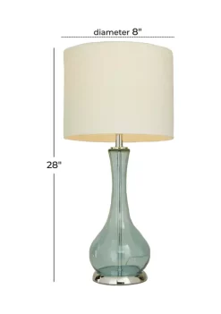 Hot Sale 🌟 Traditional Glass Table Lamp - Set of 2 by Monroe Lane ✨ -Monroe Lane Sales Belk 6656