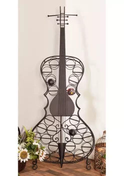 Outlet ⌛ Eclectic Metal Standing Wine Rack by Monroe Lane 🎉