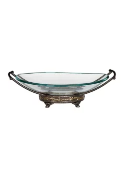 Wholesale 🧨 Traditional Tempered Glass Serving Bowl by Monroe Lane 😀
