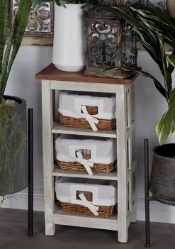 Wholesale 👏 Farmhouse Wood Storage Unit by Monroe Lane 🔔