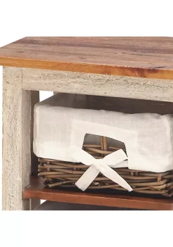 Wholesale 👏 Farmhouse Wood Storage Unit by Monroe Lane 🔔 -Monroe Lane Sales Belk 6690