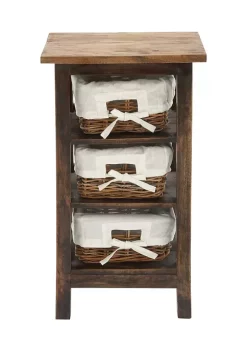 Wholesale 👏 Farmhouse Wood Storage Unit by Monroe Lane 🔔 -Monroe Lane Sales Belk 6692