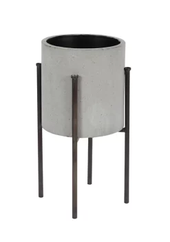 New 👏 Modern Metal Planter - Set of 2 by Monroe Lane 🎁 -Monroe Lane Sales Belk 6698