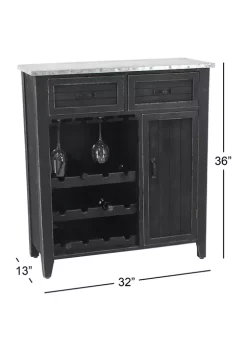 New ⌛ Farmhouse Wood Standing Wine Rack by Monroe Lane 💯 -Monroe Lane Sales Belk 6703