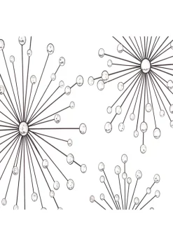 Wholesale 😀 Glam Metal Wall Decor - Set of 3 by Monroe Lane ⌛ -Monroe Lane Sales Belk 6747