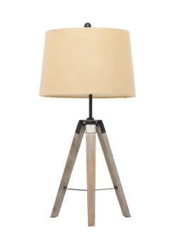 Discount 🌟 Rustic Wood Table Lamp - Set of 2 by Monroe Lane 🌟 -Monroe Lane Sales Belk 6817