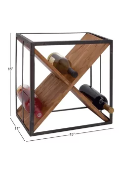 Top 10 😉 Contemporary Wood Wine Rack by Monroe Lane 🧨 -Monroe Lane Sales Belk 6821