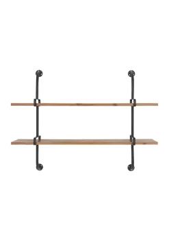Coupon 💯 Industrial Wood Wall Shelf by Monroe Lane 🛒 -Monroe Lane Sales Belk 6860