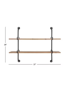 Coupon 💯 Industrial Wood Wall Shelf by Monroe Lane 🛒 -Monroe Lane Sales Belk 6861