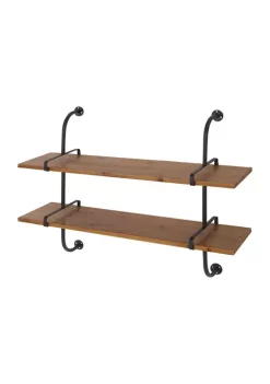 Coupon 💯 Industrial Wood Wall Shelf by Monroe Lane 🛒 -Monroe Lane Sales Belk 6862