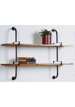 Coupon 💯 Industrial Wood Wall Shelf by Monroe Lane 🛒 -Monroe Lane Sales Belk 6863