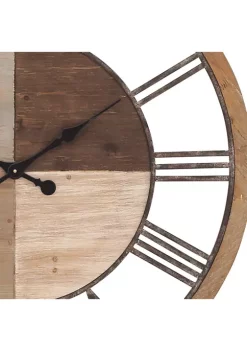 Deals 🔔 Farmhouse Wood Wall Clock by Monroe Lane ❤️ -Monroe Lane Sales Belk 6867